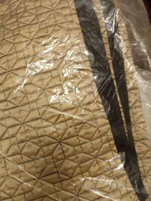 1.1*1.2  zarahome金色帝王被小样钢琴飘窗儿童沙发床旗外贸出口