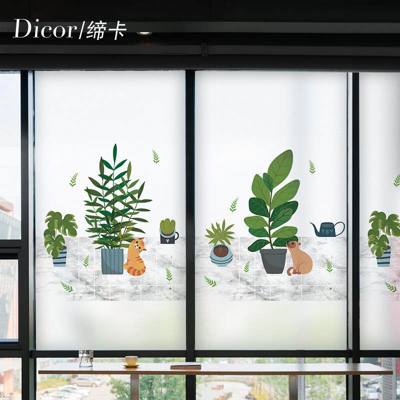 户生无玻贴静与电贴窗生花璃纸 璃胶窗膜猫间玻活纸卫贴|ruв категории Домашний быт, наклейки, керамическая плитка/стекло вставить - от Buy2taobao.com для оказания профессиональной услуги покупки агента Taobao
