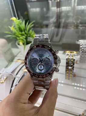 西腾手表男士复古运动多功能计时钢带熊猫款CT5267/CT5043/CT5208