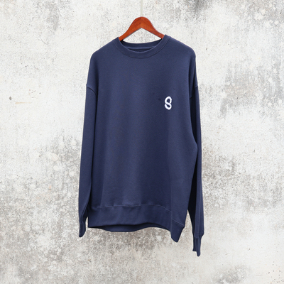 L  XL  BMS   纯棉毛圈 圆领卫衣