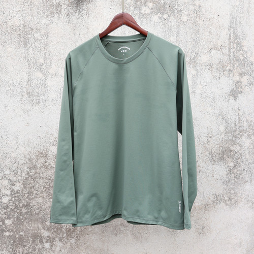 春天的颜色 power dry 弹力吸水干爽  插肩速干长袖男打底衫