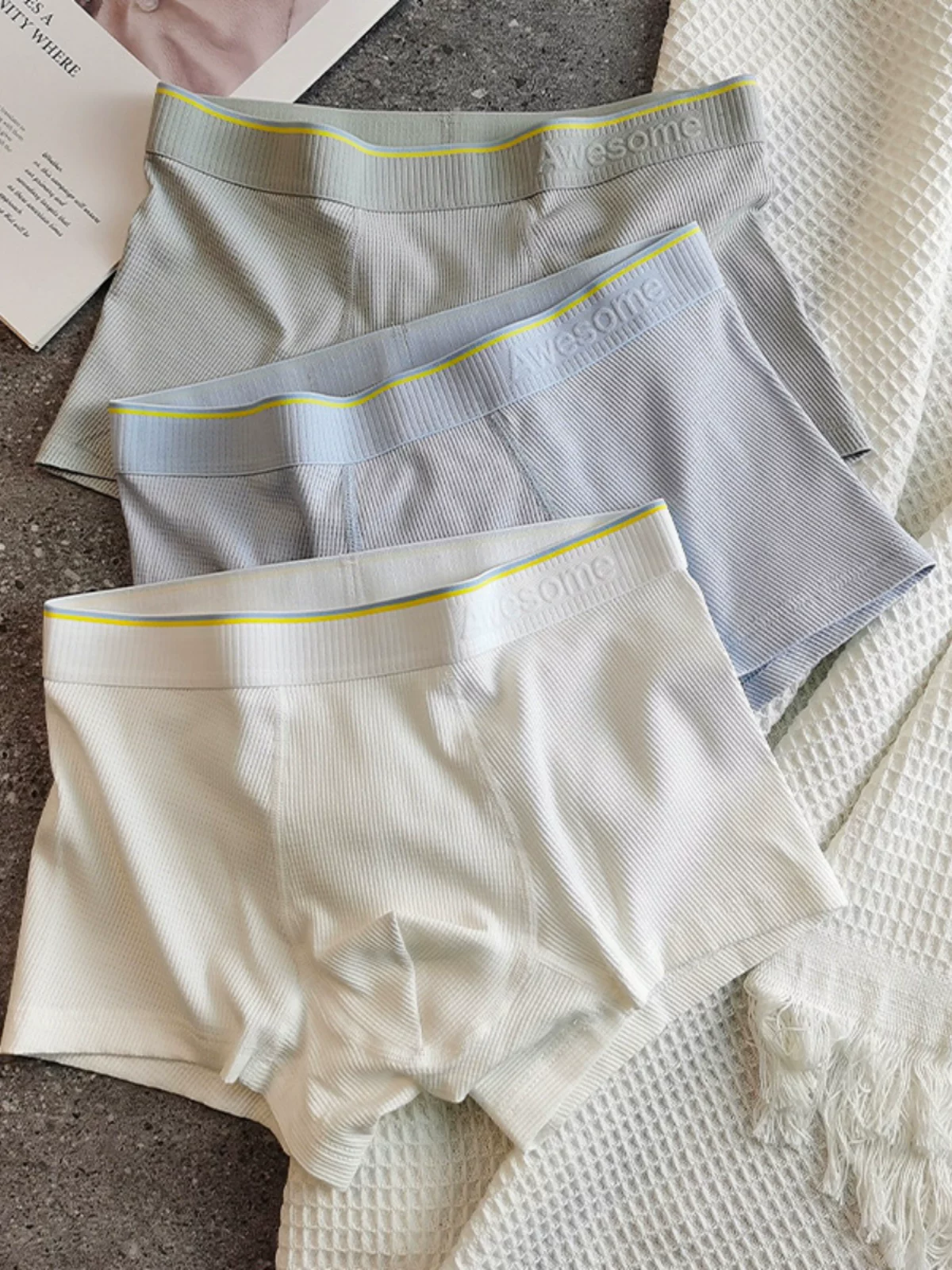 MADNESS MDNS WRUEI UNDERWEAR Tide 3 Брюки мужской сетевой продавец Питомa Cotton Terrace