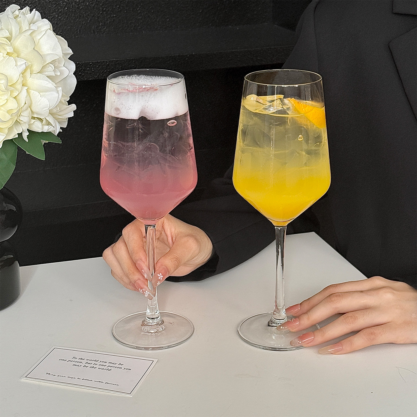 法式ins波尔多红酒香槟鸡尾酒杯