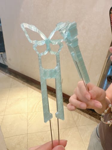 镂空蝴蝶豆笔豆针拼豆工具豆笔夏日冰透系列.肌无力型上新特价