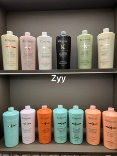 现货 气双重控油防脱去屑 卡诗洗发水1000ml白金黑钻鱼子酱根源元