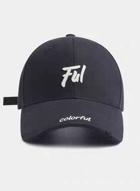 帽子女款2024新款韩版休闲百搭显脸小防晒遮阳鸭舌帽字母棒球帽男