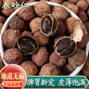 正宗阳春春砂仁中药材100克g阳江特产春砂仁果野生沙仁粉泡茶养胃