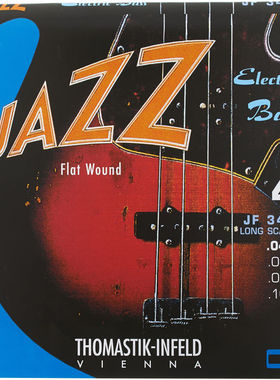 Thomastik Infeld贝斯司Bass平圆卷TI弦flatwound低拉力无品包邮