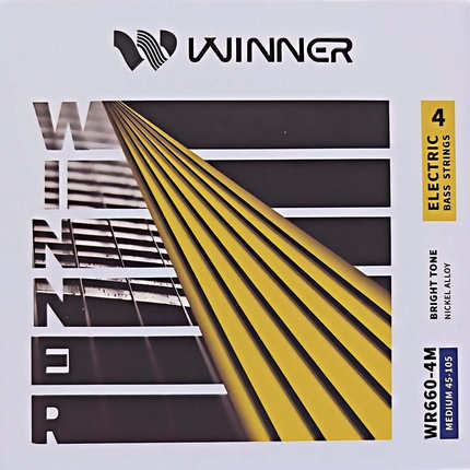 赢家Winner电bass贝斯司专业professional镍钢roundwound圆卷琴弦