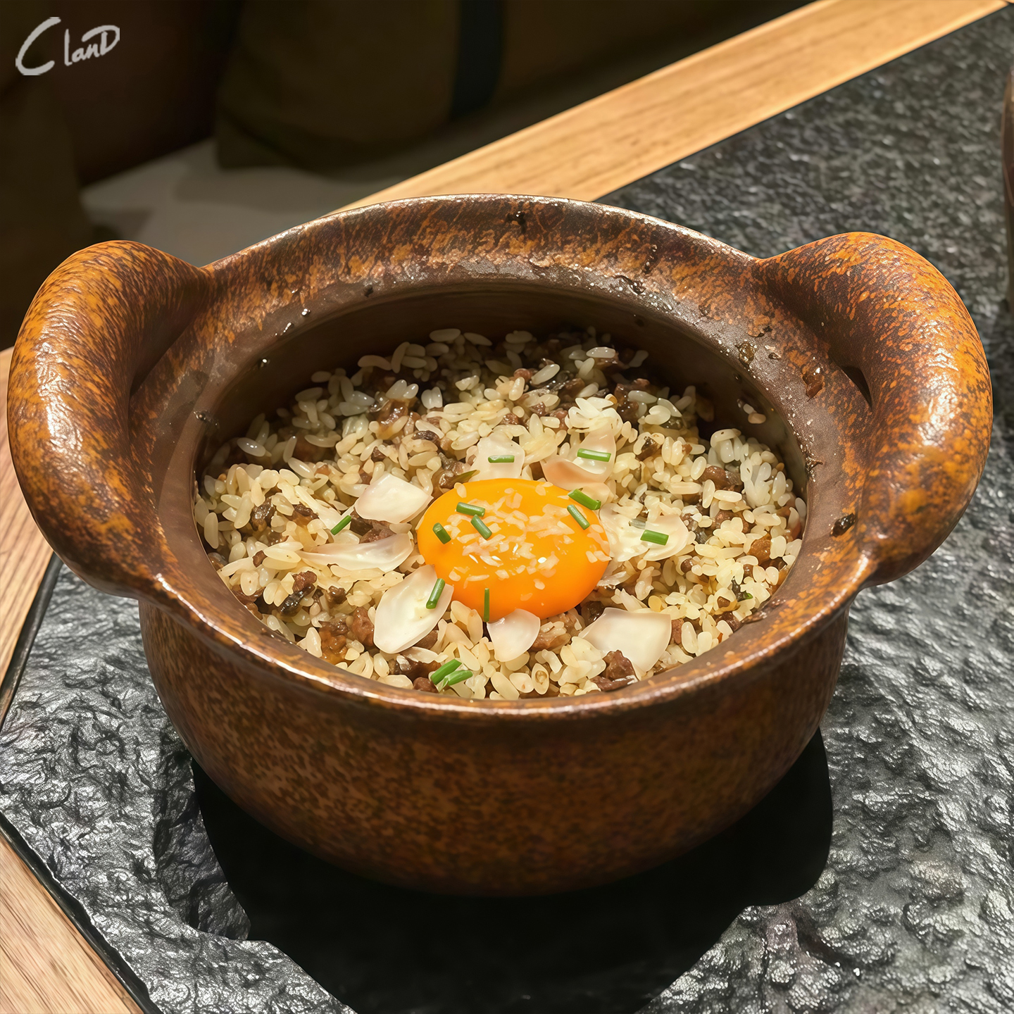 双耳砂锅炒饭带盖创意餐具汤锅粗瓷特色餐厅耐热韩式拌饭餐具