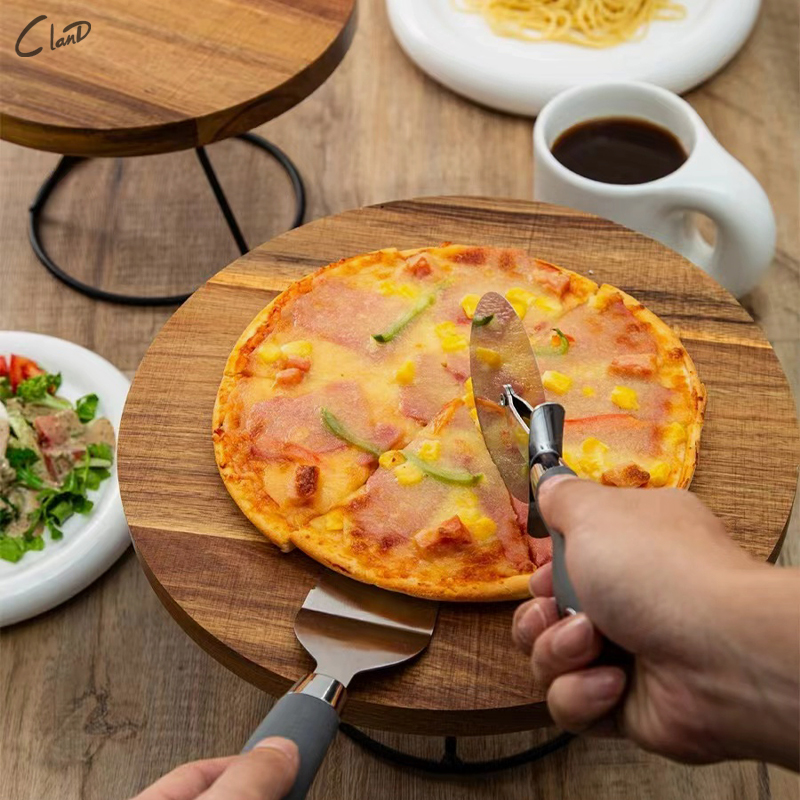 酒店点心架子甜品店展示架铁艺蛋糕支架披萨托盘烘焙摆盘明档餐具