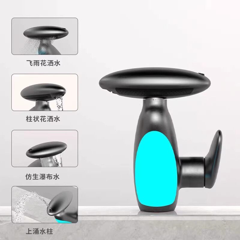 九牧王卫生间洗脸盆水龙头冷热两用企鹅浴室柜抽拉洗手盆面台盆防