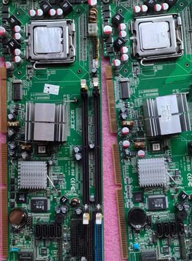 议价华北工控主板 SHB-890 DDR2 775 VER:1.可维修