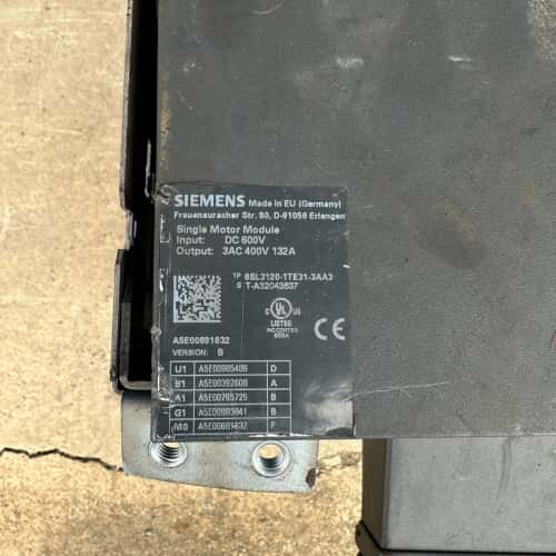 议价伺服驱动器电源6SL3120-1TE31-3AA3可维修