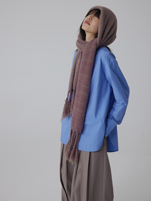 597c秋冬流苏通勤保暖亲肤围巾女
