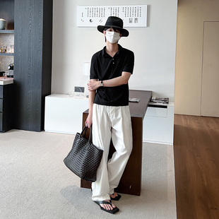 宽松遮肉显瘦通勤气质百搭直筒裤 高林凡 裤 简约质感舒适西装 韩版