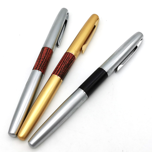 文荣205铱金笔全钢金属杆明尖练字收藏老库存钢笔日用书写办公