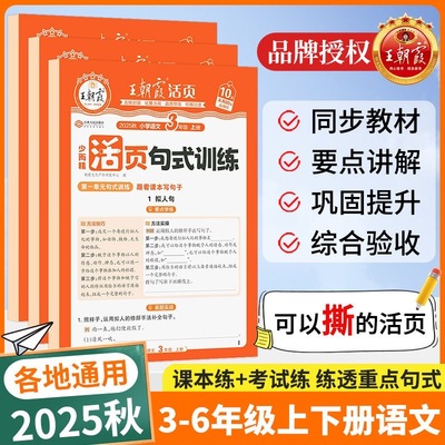 王朝霞小学语文字词句段篇专项练