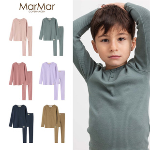 子 T恤上衣打底秋衣秋裤 Marmar25秋冬新款 宝宝男女中小童纯色长袖
