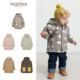 Marmar25秋冬新款 宝宝男女小童纯色连帽风衣卡通厚棉服外套袄子7