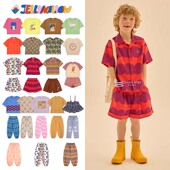 袜子短裤 Jellymallow24春夏婴儿宝宝男女童薄短袖 衬衣T恤防蚊裤