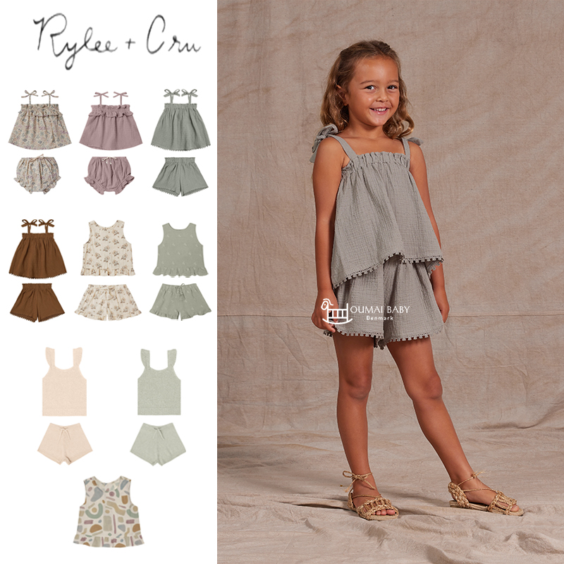 宝宝纯棉柔软背心短裤套装