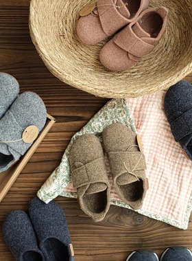 bisgaard新款婴儿宝宝男女童轻便魔术贴室内鞋休闲一脚蹬学步鞋5Z