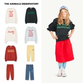 Animals Observatory24秋冬款 儿童宝宝亲子卫衣卫裤 The 牛仔裤