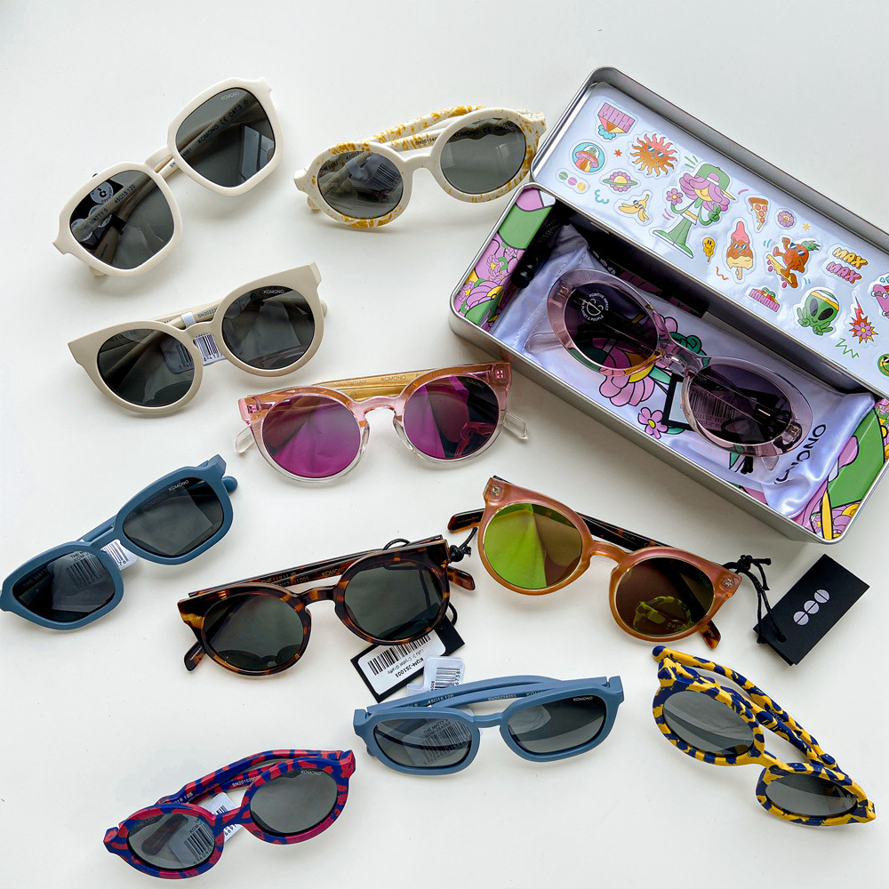 Komono春夏款婴儿宝宝男女小童太阳镜防紫外线儿童墨镜防晒眼镜5Z