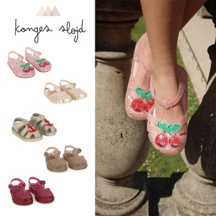 slojd25夏季 玩水鞋 新款 樱桃凉鞋 宝宝男女小童包头沙滩鞋 konges