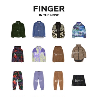 Finger in the nose款男女童摇粒绒连帽外套长裤宝宝夹克上衣3Z