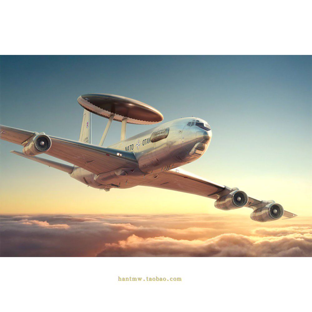E-3预警机1/144塑料拼装模型