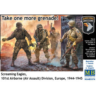 MB3574二战1944-1945年第101空降师士兵1/35塑料拼装兵人模型