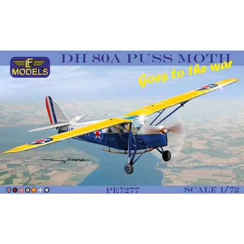 DH.80A轻型飞机1/72塑料拼装模型