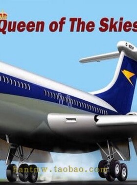 GP108 英国海外航空维克斯VC10天空女王客机1/72塑料拼装飞机模型