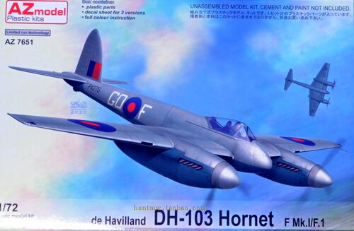 DH-103FMk.I/F.1战斗机1/72模型