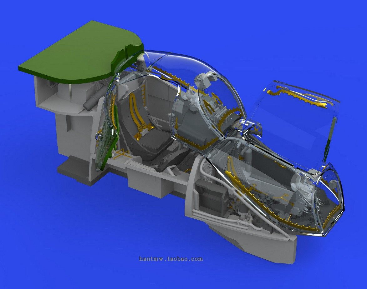 米24V/米35直升机1/48打印座舱