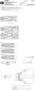 NWA-M1090苏17UM3教练机1/48拼装模型高级版喷涂遮盖纸配HOBBYB