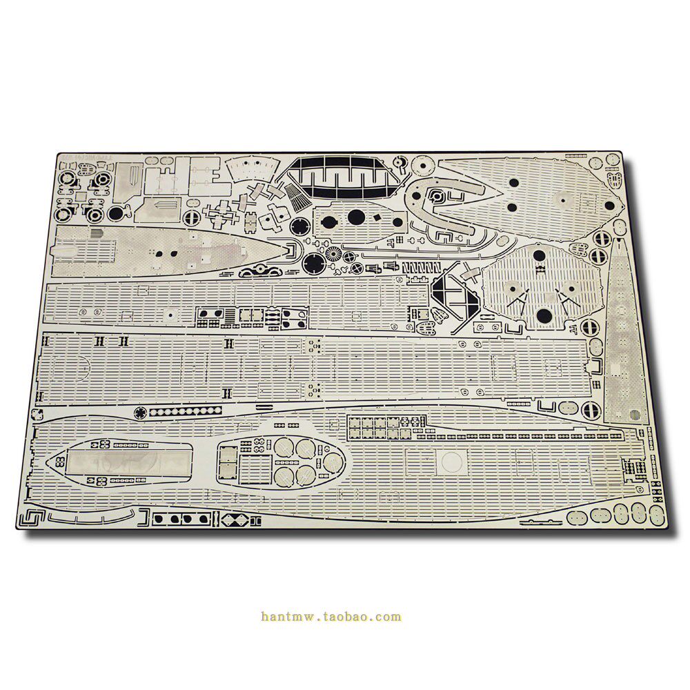 VIIC41潜艇1/72模型外部细节PE图片