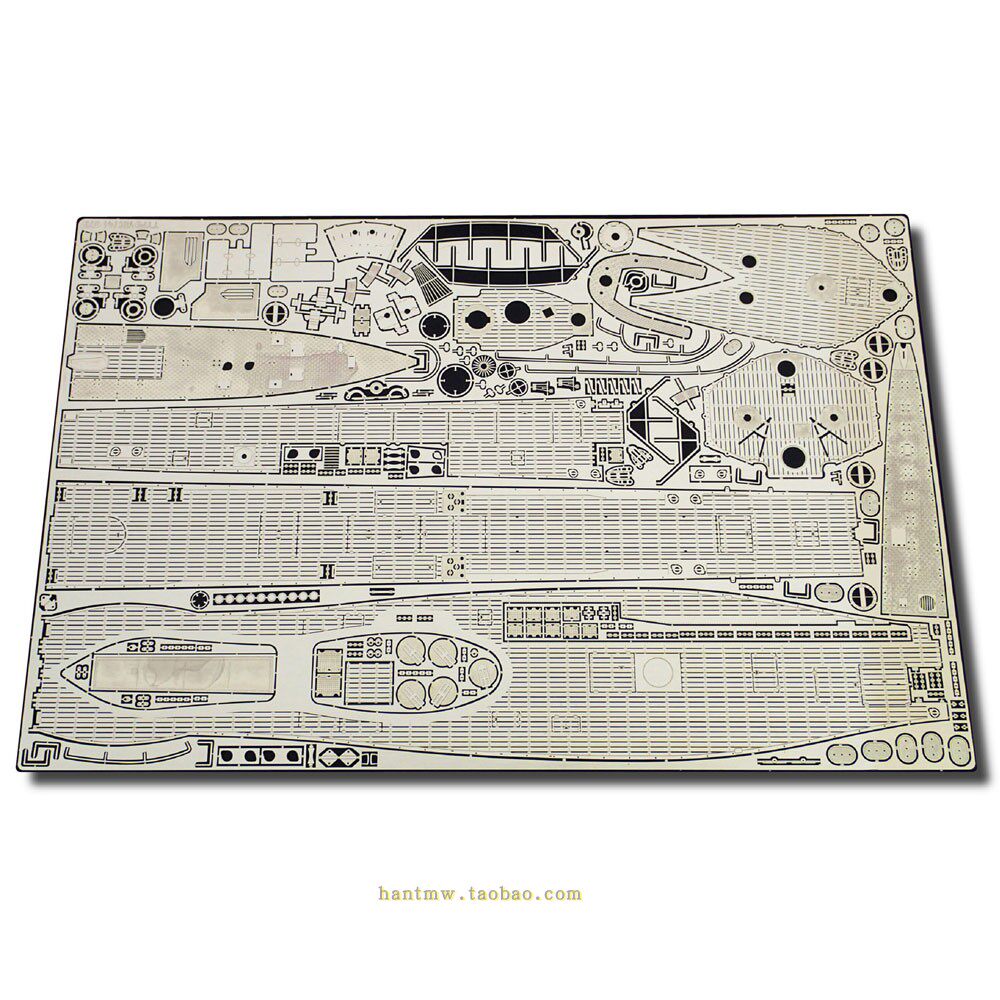 VIIC41潜艇1/72模型PE和木甲板图片