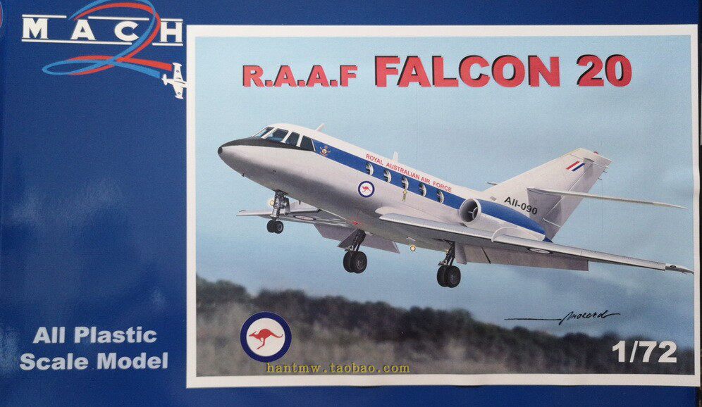 gp076澳大利亚空军猎鹰20巡逻机1/72塑料拼装静态飞机模型