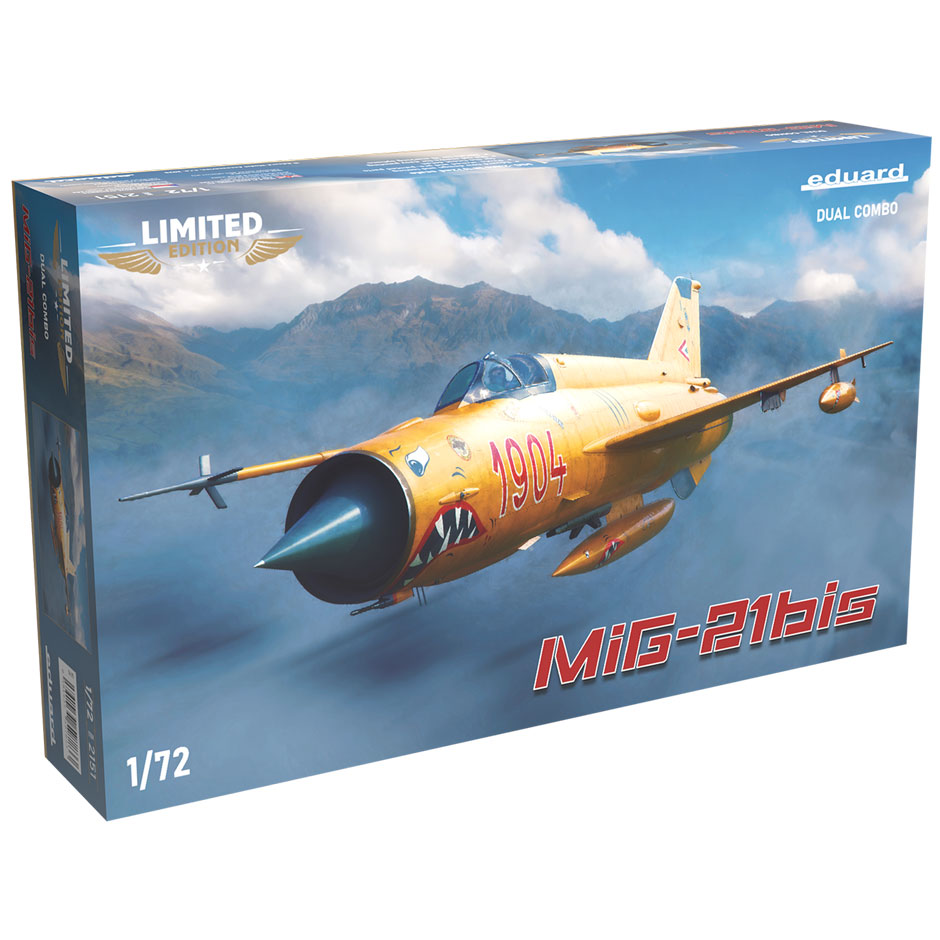 Mig-21bis战斗机1/72模型双机版
