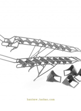 LP-72036苏27/Su-27UB教练机1/72模型3D打印早期样式登机梯和轮挡