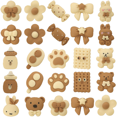 奶茶卡通儿童宝宝衣服动物扣子