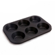 学厨6连马芬模具不沾加高马芬杯纸杯蛋糕模具家用烤箱空气炸锅用