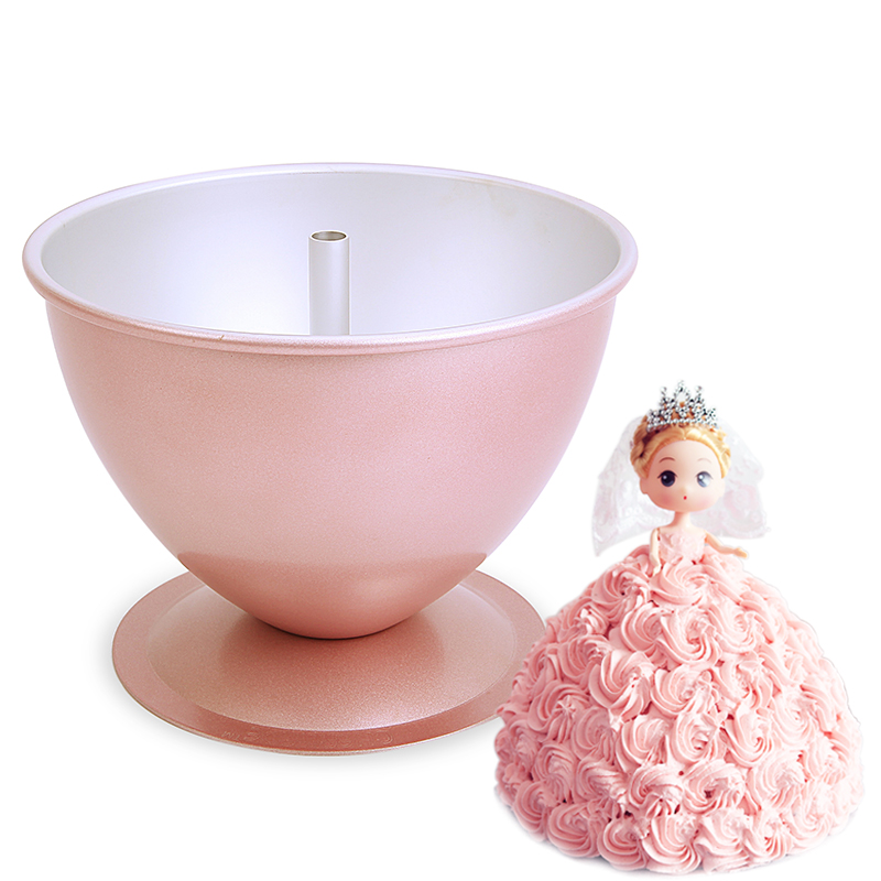 学厨 芭比公主阳极模具芭比娃娃蛋糕模具戚风蛋糕胚公主裙模型