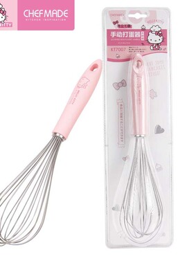 学厨KITTY 不锈钢304奶油搅拌器手动打蛋器搅拌器厨房用烘焙工具