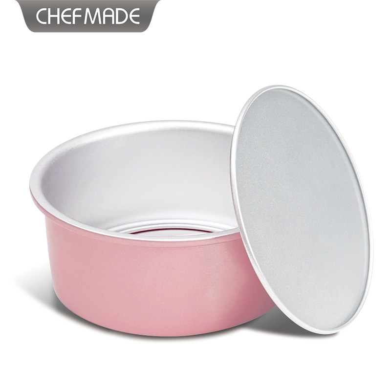 chefmade6寸玫瑰金戚风蛋糕模具