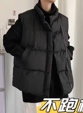 棉马甲冬季外穿潮流立领