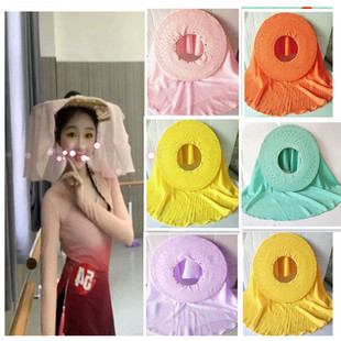 古典舞蹈青衫烟雨客青烟里竹编幕篱帽女